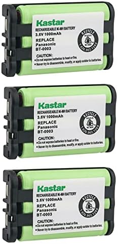 Акумулаторна батерия Kastar 3-Pack за смяна на батерията Danton Batt-BT3, BATTBT3, Empire CPH-510, CPH510, Interstate Battery ATEL0023,