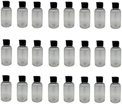 Natural Farms 2 унции Прозрачни бутилки Boston, които НЕ съдържат BPA - 24 Опаковки на Празни контейнери за Многократно използване