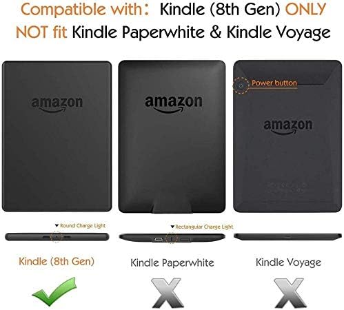 Калъф LYZGF за Kindle, Мрамор Калъф от мека кожа със защита от прах за таблети на Kindle 10-то поколение/Kindle 8-то поколение с принтом