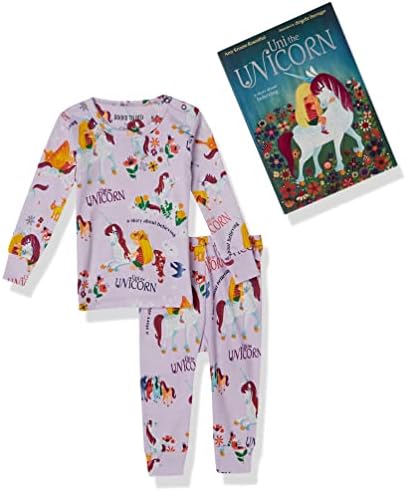 Книжки в леглото, е Книга за малките момичета и Пижамный комплект с принтом с дълъг ръкав