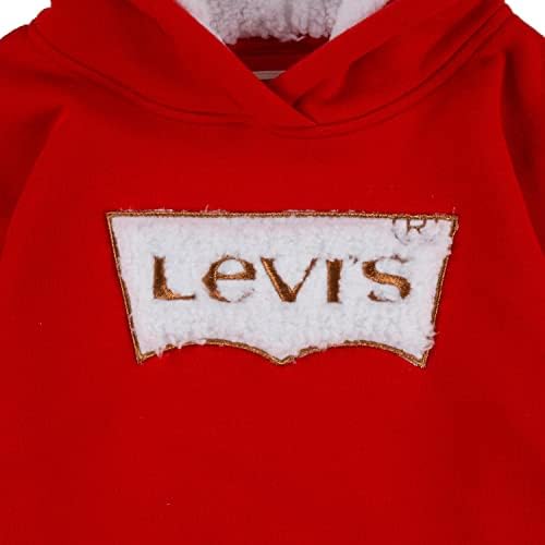 Hoody-пуловер с висока засаждане за момичета Levi ' s