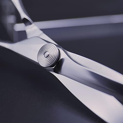 Фризьорски ножици AOLANDUO 6 инча серията Master - Внимателно оформени от стомана JP Aichi за подстригване на коса-ножче за бръснене