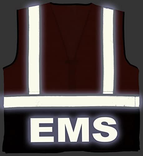 Жилетка за безопасност EMS Survivor, тип R, клас 2, отразяваща лого отпред и отзад.