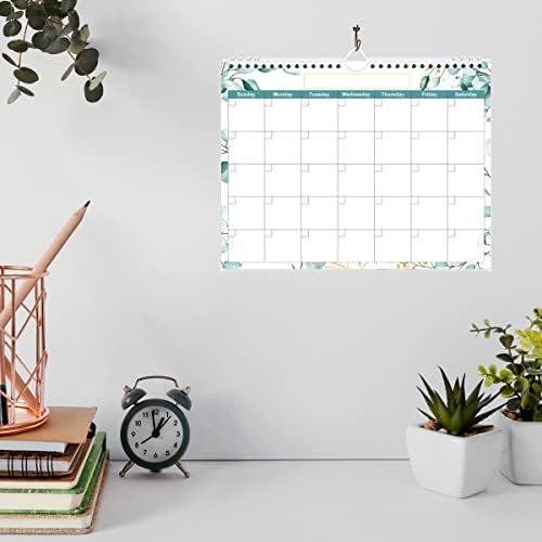 Стенен Календар без дати на 2023, или Всяка Друга година - Планер за дома, офиса, клас, Училище, Календар за 12 месеца от Дебела хартия 8,5