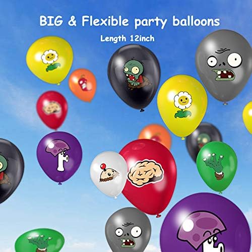TGE-V PVSZ Завод Играе Играта Тема Zombeis балони с 8 Различни модели PVSZ за зомбита Рожден Ден Аксесоари за Декорация Аксесоари, 32 бр.