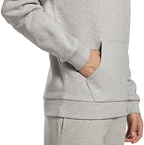 Мъжка Идентичност Reebok, мек вълнен плат Пуловер с Наборным Логото, Hoody с качулка