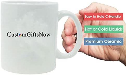 CustomGiftsNow Дядо + баба Инсталирали EST. Подаръчен Комплект Сублимационных Керамични Чаши Кафе на премиум-клас на 2023-11
