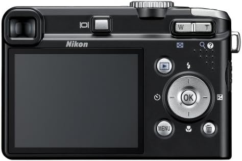 Цифров фотоапарат Nikon Coolpix P60 8.1 Mp с 5x оптично увеличение и функция за потискане на вибрациите (черен)