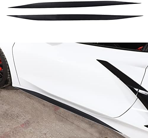 Стикер на страничния пола на вратата на колата, Съвместимо с Chevrolet Corvette C8 2020-2023, Графично Наслагване на странични Прагове,