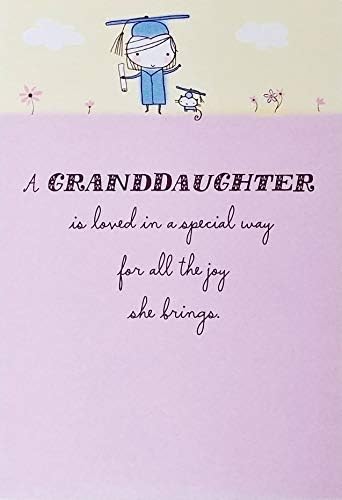 Поздравителна картичка Внучка обичат по-Специален За Цялата Радост, Която го Носи - Писма С Края на училището