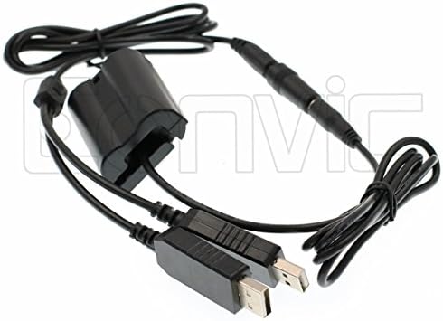 DMW-DCC8 Конектор за постоянен ток с двоен USB за DMW-BLC12 Panasonic Lumix DMC-FZ200 DMC-FZ1000 DMC-G5 DMC-G6 DMC-G7 DMC-GX8