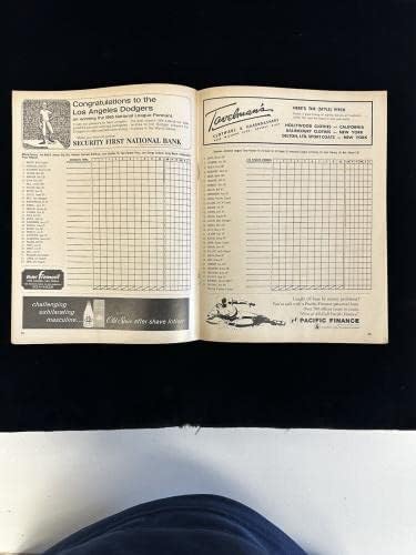 1965 Програмата на Световните серии с НЯКОЛКО ПОДПИСИТЕ на Лос Анджелис Доджърс против Туинс - 6 победи - Без промяна - Програма