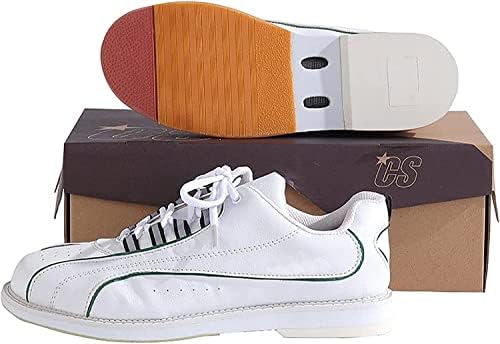 GEMECI Професионални обувки за боулинг за мъже и жени, Класически обувки от мека кожа от микрофибър, Нескользящая лека обувки за боулинг