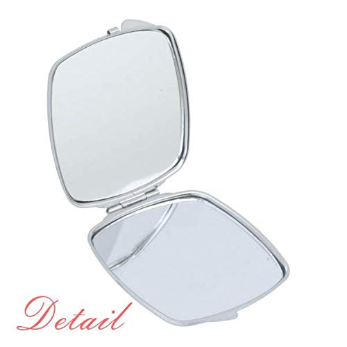 Традиционното Сингапурское Огледало Satay Dish Mirror Компактно Преносимо Карманное Козметично Двустранно Стъкло