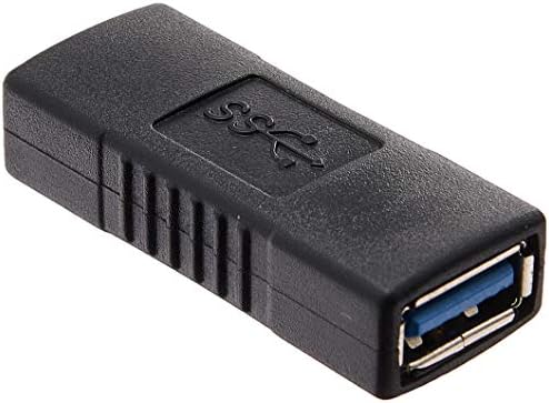 SSA Service SUAM-UAFL3 Конектор за преобразуване на USB 3.0, пронизващ нагоре, USB 3.0, A (щекер) в USB3.0, A (гнездо)