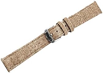 Мека кожена каишка за дънки NICKSTON JW1, съвместим с умни часовник Garmin Venu 2S, Елегантна Каишка-гривна B18 (3. обтегач златен цвят)