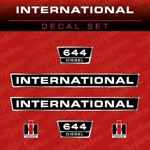 Международна стикер на Вторичния пазар Дизелови трактори 644 /Aufkleber/Adesivo /Преносим комплект