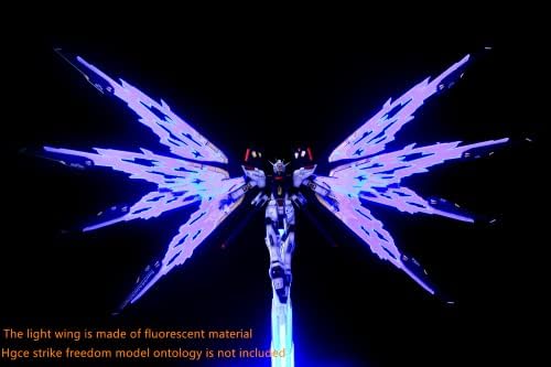 Флуоресцентно осветление ефект wing Wing x 2 (Флуоресцентно синьо) + Стикери за комплект модели HG CE 1/144 Strike Freedom