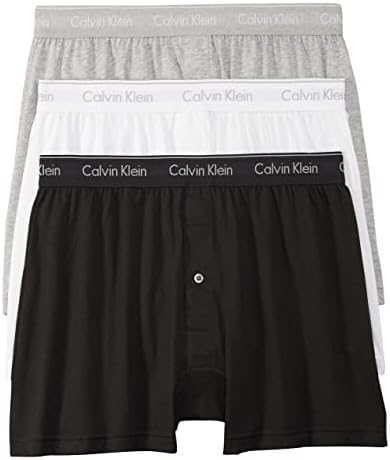Мъжки Памучни класически боксерки на Calvin Klein от 3-те опаковки Трикотаж