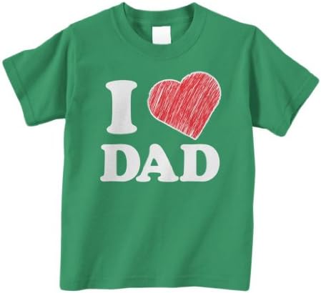 Тениска за бебета/деца Threadrock Little Boys 'I Love Dad