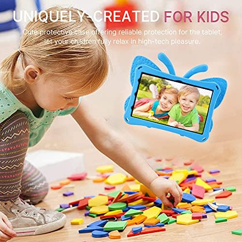 Simicoo Huawei MatePad 5G 10,4 2020 Детски калъф Сладък калъф-пеперуда с поставка за деца Лесен EVA Здрав устойчив на удари