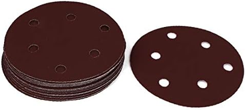 Шлайфане диск X-DREE за полиране на изкуствен камък с шкурка 2000 куки и панти с Диаметър от 5 инча 20PCS (Шлайфане диск за