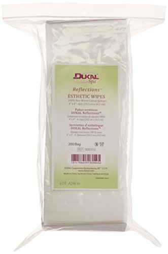 Естетически кърпички Dukal, Нестерильные, 3 x 3, 4 слоя (опаковка от по 2000 броя)