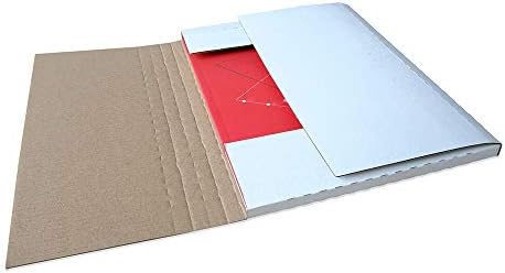 CH-BOX 200 Опаковки от картон 11 1/8 x 8 5/8 x 2, Лесно Сгъване Пощенска кутия, регулируем по височина и средни писмо за