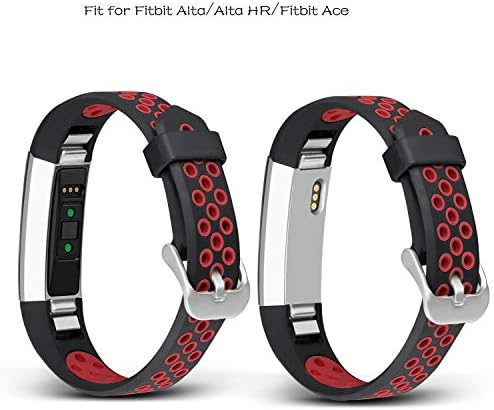 Въжета SKYLET, Съвместими с детски джапанки Fitbit Ace /Fitbit Alta на човешките ресурси за жените и мъжете, 3 опаковки Меки диша спортни