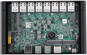 Двуядрен рутер InuoMicro Без вентилатор 8 I225V 2.5 G LAN G5405L8-S2 с процесор 5405U на борда, 2.2 Ghz (16 GB оперативна памет Ddr4 256