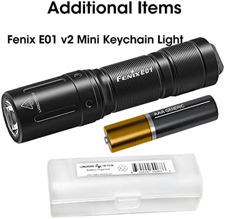 Подаръчен комплект Fenix PD36R Акумулаторна Фенерче на 1600 Лумена с Покет фенерче E01 V2 и Организатора Lumentac