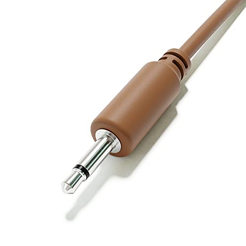 ExcelValley - Мономодульные кабели за синтезатор Eurorack 3,5 мм 1/8 инча [12 броя в опаковка | 10 см - 3,94 инча]