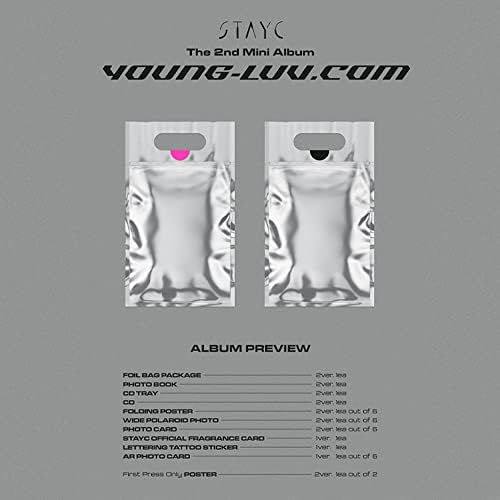 СТАЙК - YOUNG-LUV.COM 2-ри мини-албум [ YOUNG ] ver (вкл. с фотокарточкой за предварителна поръчка една драма) (Сгънати плакат.)