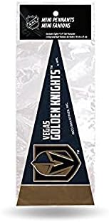 Комплект мини-знаменца Rico Industries NHL 4 x 9 Войлочный Комплект мини-знаменца за отбора (включва 8 теми)