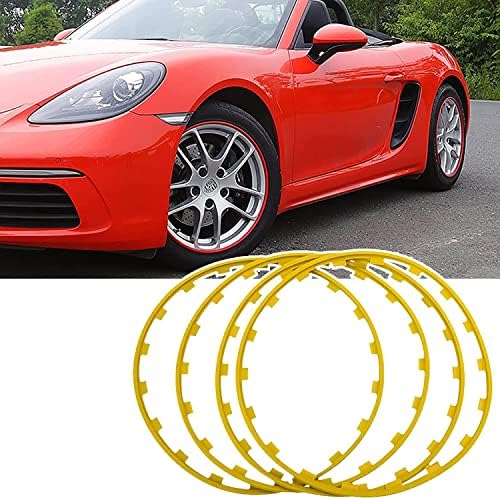 EEBI защита пръстен за автомобилната диаметър на главината на 16-20 инча, универсален комплект от 4 защитни пръстени за джанта гуми,