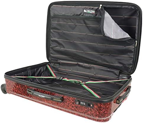 Ръчния багаж Mia Toro Италия Caglio Hardside Spinner, Сребристо, Един размер