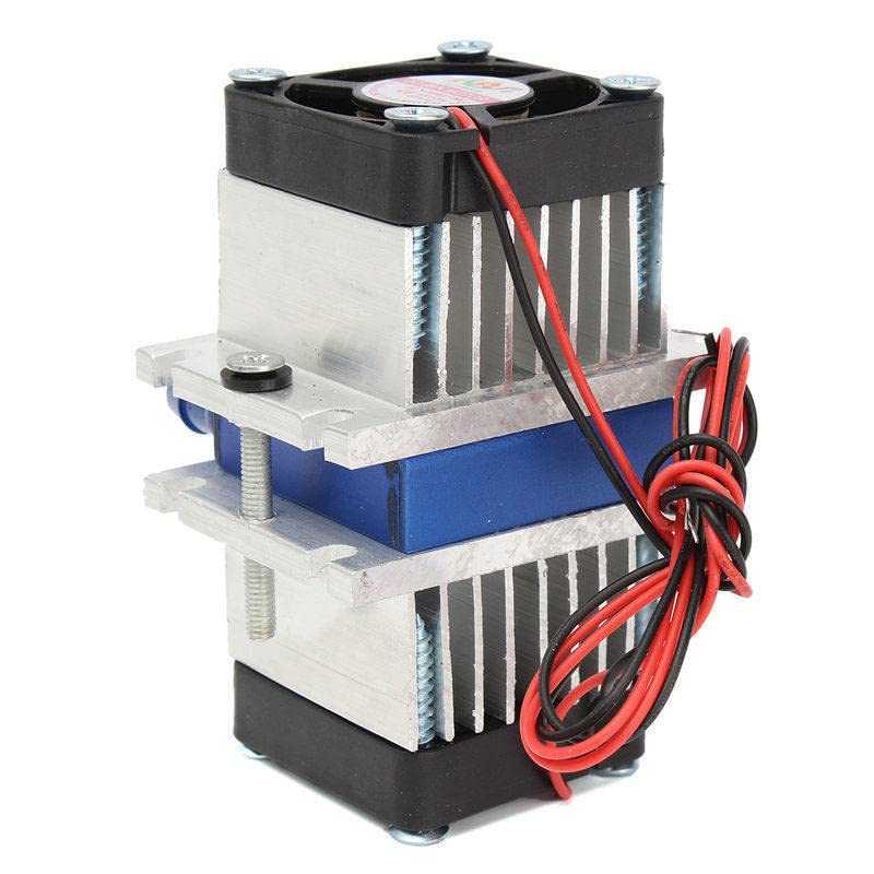 Самодельная Термоелектрически Хладилник Система на охлаждане Оригинал + Комплект Фен