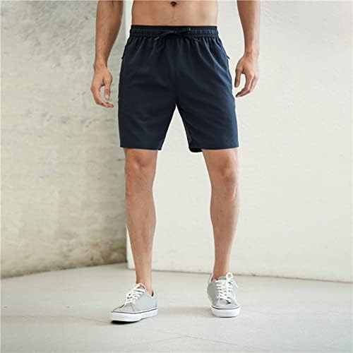 Bmisegm Летни Мъжки Спортни къси Панталони Мъжки Летни Модни Ежедневни Плажни Шорти На дантела-Без Подплата Плажни Панталони