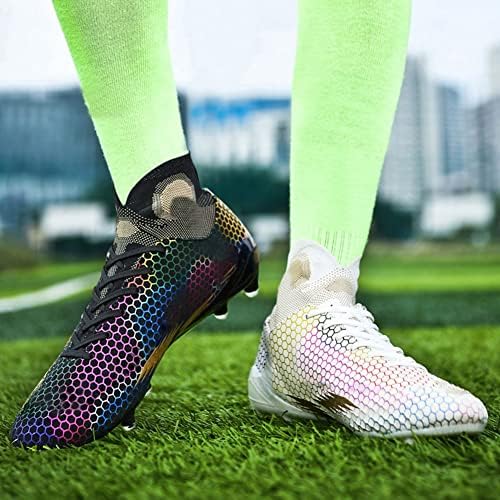 Гумени обувки WELRUNG Unisex's AG с Професионални Дълги Шипове Износоустойчиви Футболни Спортни Спортни Футболни Обувки за Младежи