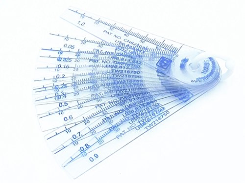 Пластмасова Сонда с Дебелина 0,05-1 мм, Измервателен Инструмент за попълване на пропуски в 13 1