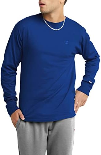 Мъжки t-shirt Champion с кръгло деколте и дълъг Ръкав, тениски с Дълъг ръкав, Мъжки Ризи с дълъг ръкав