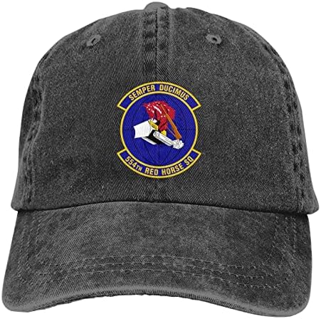 Бейзболна Шапка на военновъздушните сили на САЩ Red Horse, Мъжка Шапка шофьор на камион, Моющаяся Регулируема Дамски Шапка в