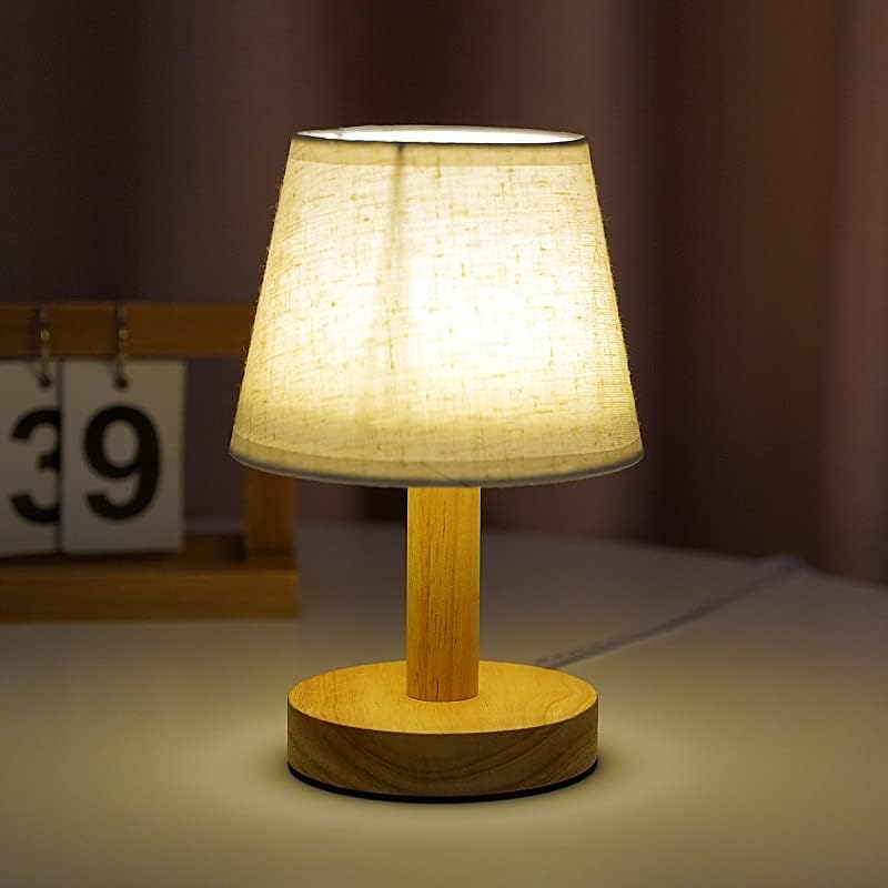 DXMKOP 3-Цветен Нощна Настолна лампа, Таблица лампа, Лампа от плащаницата премиум-клас, Странична лампа за спални, хол, хотел, офис (Крушка