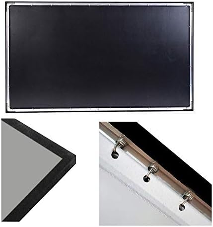 прожекционен екран с фиксирани панела, не предавателни разсеяна светлина, 60 -100 на Екрана на проектора с тясна рамка от черен кристал, който предпазва от светлина (р?
