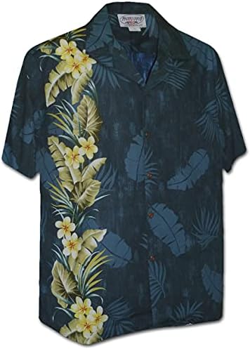 Мъжки Хавайски ризи Pacific Legend Tropical Plumeria С една вложка от Тропическа Плюмерии