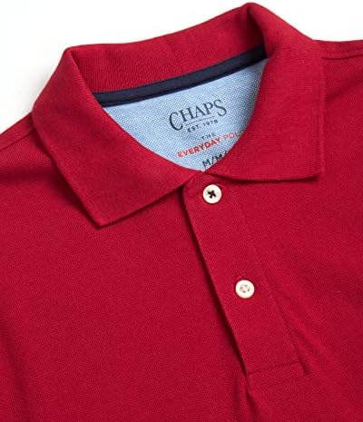 Мъжка риза с къси ръкави Chaps - Casual в памучна риза с къси ръкави Класически cut с Къс ръкав и 3 копчета (S-2XL)