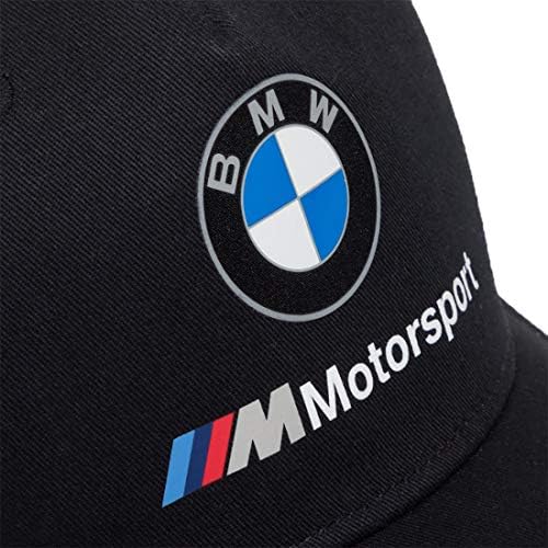 Бейзболна Шапка PUMA x на BMW M Motorsport Team с регулируема Сгъваща се облегалка в Черен Цвят
