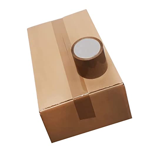 6 Рулонная кафява опаковъчна лента Сверхпрочная лента за транспортиране на Преместване и опаковане на всички видове кутии