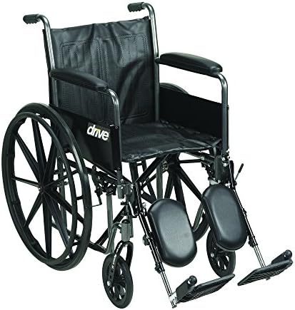 Инвалидна количка Drive Medical SSP218DFA-ELR Silver Sport 2, 18 Инча