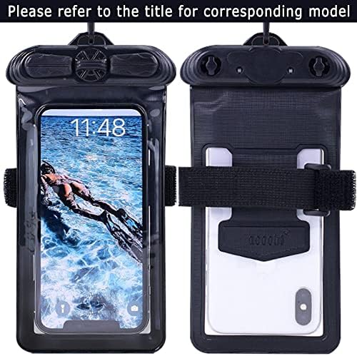 Калъф за телефон Vaxson Черно, Съвместим с водоустойчив калъф Huawei Honor Magic 3 Dry Bag [Без защитно фолио за екрана]